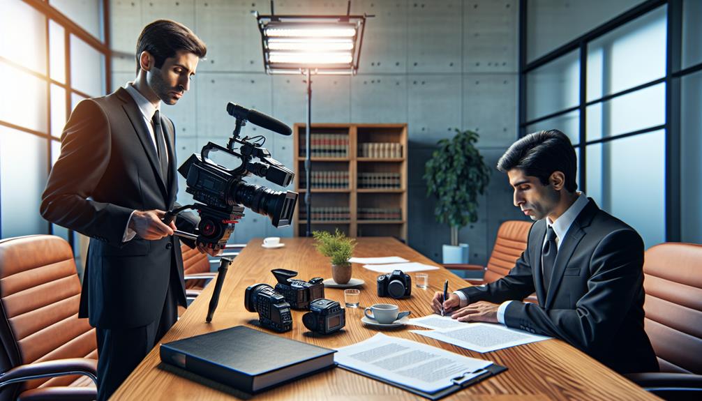 first video deposition steps